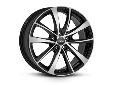 smart 453 Sommerräder Hankook RDKS  Oxxo Vidorra 17´´ Alufelgen schwarz poliert - Bild 1 von 4