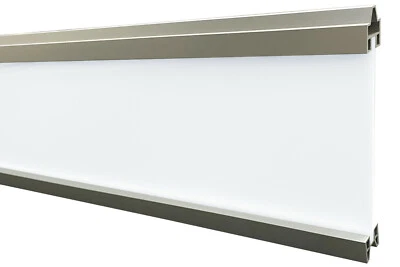 WPC Sichtschutz Zaun Steckzaun Dekor Acrylglas Paneel Acryl System 1836x175x5 mm - Bild 1 von 4