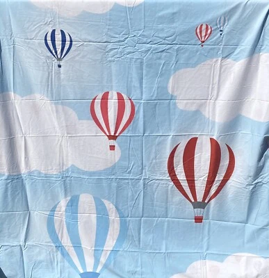 Funda nórdica doble a cuadros con etiqueta superior para globos de aire caliente IKEA reversible en muy buena condición Foto 1 de 4