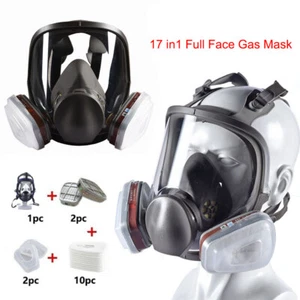 Mascaras De Pintura Facial Completa Quimica De Amplio Campo De Visiin Work Mask - Picture 1 of 18