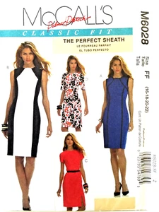 McCall M6028 PERFEKTES ETUIKLEID 16-22 b38-44 Muster ungeschnitten Palmer Pletsch 2010 - Bild 1 von 11
