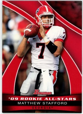2009 Bowman Rookie All-Stars Matthew Stafford #AS10 - Image 1 of 2