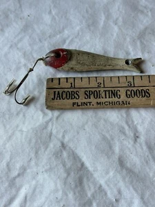 VINTAGE UNIQUE HEAVY METAL PAINTED FISHING WEIGHT OVER 4 OZ. - Picture 1 of 4