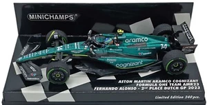 Minichamps Aston Martin AMR23 2nd Dutch GP 2023 - Fernando Alonso 1/43 Scale - Picture 1 of 5
