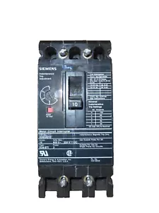 Siemens ED63A010 | Disyuntor de 3 polos | 10A | 600V AC 250VDC - Imagen 1 de 5