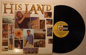 HIS LAND / SOUNDTRACK / LIGHT 5532 STEREO LP / CLIFF RICHARD - Picture 1 of 2