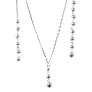 Gift for Her Wedding Accessories Perlen Halskette Damen Hochzeit Schmuck - Picture 1 of 12