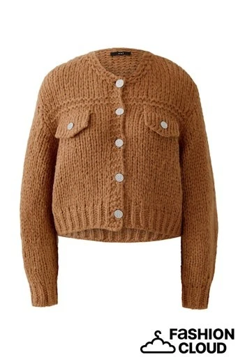 Oui Strickjacke, camel, Art.: 0085775  Gr. 36,40  VP: 149,95 € - Bild 1 von 1