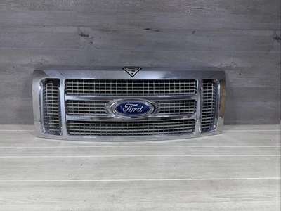 Ford E-150 E-250 2008-2014 parrilla superior delantera cromada emblema azul Foto 1 de 4