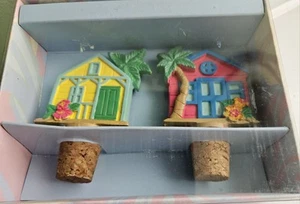 KEY WEST WINE STOPPER SET NEW - Picture 1 of 4