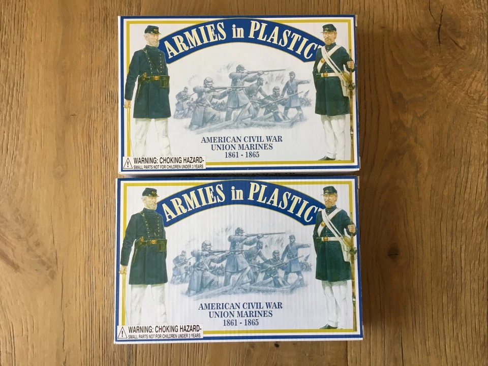 Armies in Plastic # 5459 American Civil War Union Marines 1861-1865 54mm MIB