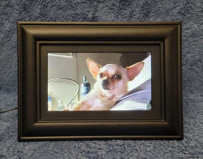 Gii Nii 7" Photo Picture Frame GT-701P-1 With Extra Wood Frame!  - Image 1 of 4