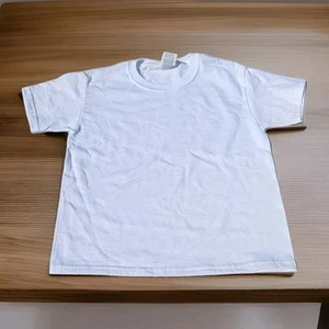 New Jerzees Heavyweight Blend White Small Crew Neck Short Sleeve T-Shirt HTV - Picture 1 of 5