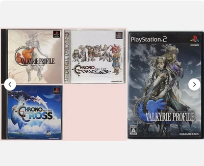 Chrono Trigger Cross Valkyrie Profile Set PlayStation PS1 PS2 Square Enix - Image 1 of 4