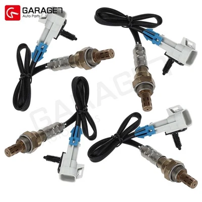 Sensor de oxígeno superior + inferior para Chevrolet Silverado Avalanche Suburban 1500 4 piezas Foto 1 de 4