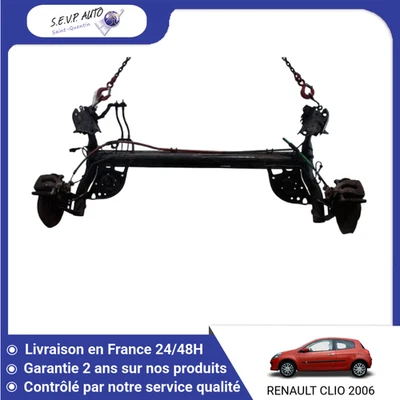 🇫🇷 TRAIN ARRIERE RENAULT CLIO III 2005- ➤7701477386 ♻️ - Photo 1/2