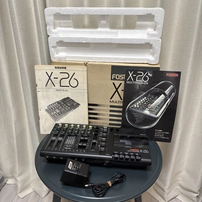 FOSTEX X-26 Fully Working 4 track multitrack cassette tape recorder 101410 - Image 1 of 4