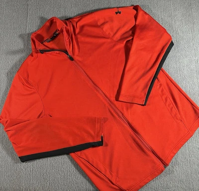 Chaqueta Under Armour Para Hombre Talla Mediana Roja Mezcla de Poliéster Ropa Activa * Foto 1 de 4
