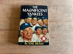 The Magnificent Yankees Tom Meany HC Dust Jacket 1957 Big League Baseball Vtg - Imagen 1 de 24