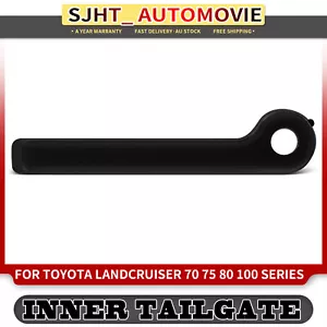 1x Textured Black Inner Barn Tailgate Handle for Toyota Landcruiser 100 70 75 80 - Picture 1 of 10