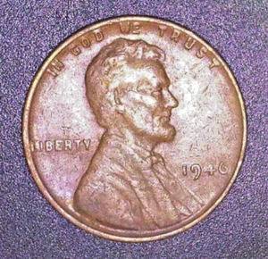 1946 P Lincoln Wheat Cent, EF RB - Bild 1 von 2