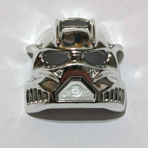 LEGO Bionicle Custom Chrome Silver Kaukau Nuva Mask 8570 - Picture 1 of 2