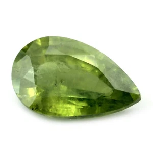 Gorgeous Certified 2.19ct Natural Apple Green Sapphire Madagascar Pear 10x6mm - Picture 1 of 9