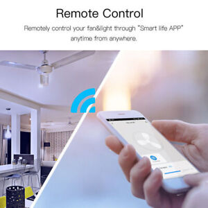 Smart Touch Ceiling Fan SwitchTuya APP Remote Control For Alexa and Google Home