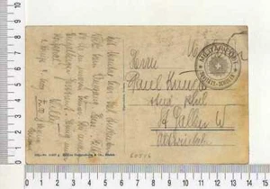 16561) Switzerland Early '900 PC Bellinzona - Militaire Post - Afbeelding 1 van 2