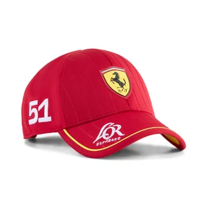 Cappellino Team Ferrari Hypercar n.51 Le Mans Series rosso replica 2025 - Imagen 1 de 3