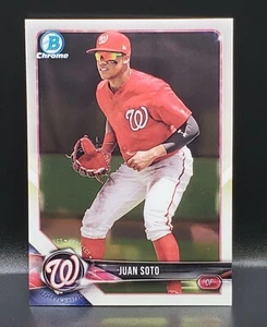 Juan Soto - 2018 Bowman Chrome Prospect RC #BCP52 - NATIONALS / YANKEES / METS - Bild 1 von 4