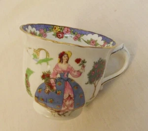 NICE Hammersley Bone China England Ladye Fayre Lady in Dress Tea Cup Only Vtg - Picture 1 of 4