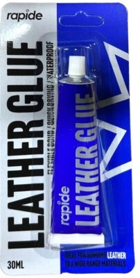 RAPIDE 30g Leather Adhesive Strong Glue Repair Leather Rubber Shoes Trainer Boot Clear