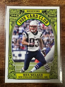 2013 Topps Archives 1000 Yard Club #24 Wes Welker New England Patriots - Picture 1 of 2