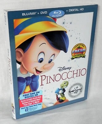 Walt Disney's "Pinocchio" Blu-ray & DVD Set, Signature Collection, 2 Discs, Exc. - Image 1 of 4
