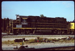 Original Rail Slide - CSXT 2555 Lakeland FL 11-16-1991 - Picture 1 of 1