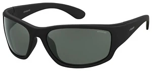 Gafa de sol POLAROID PLD 7005/S YYV (RC) RUBBER BLACK /GREEN POLARIZED Cal. 63 - Imagen 1 de 3