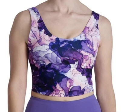 Sujetador deportivo Gaiam Flow para mujer M estampado Olivia almohadillas extraíbles impacto medio CL30 nuevo Foto 1 de 4