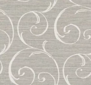 Seabrook Wallpaper in Gray, White LD82008 - Picture 1 of 2