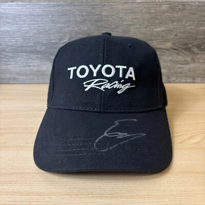 Toyota Racing Hat Cap Strap Back Black Cars Trucks Outdoors - Image 1 of 4