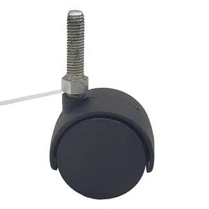 Ruedas giratorias dobles de 40 mm de repuesto - varilla roscada de 30 mm para sillas de oficina, etc. - Imagen 1 de 10