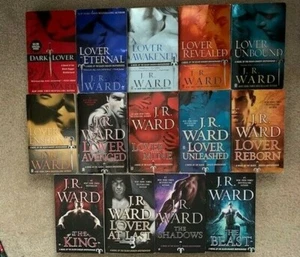 BLACK DAGGER BROTHERHOOD Series 1-14 Set Ward lot Reborn King Shadows Beast  - Picture 1 of 3