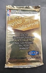 Paquetes sellados de baloncesto Fleer Flair Showcase 1998-99 busca colección Legacy - Imagen 1 de 8