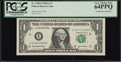 01011000 - TRUE BINARY - PCGS 64  RICKEY COLLECTION SERIES - DECIMAL #088 - RCTB - Image 1 of 2