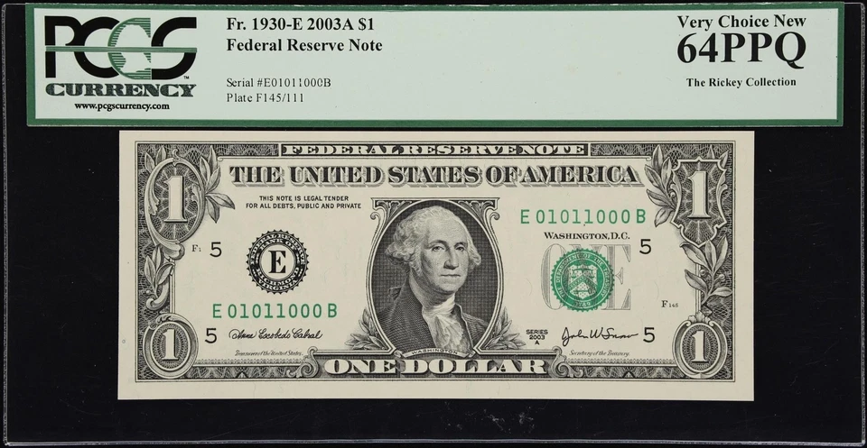 01011000 - TRUE BINARY - PCGS 64  RICKEY COLLECTION SERIES - DECIMAL #088 - RCTB - Image 1 of 2