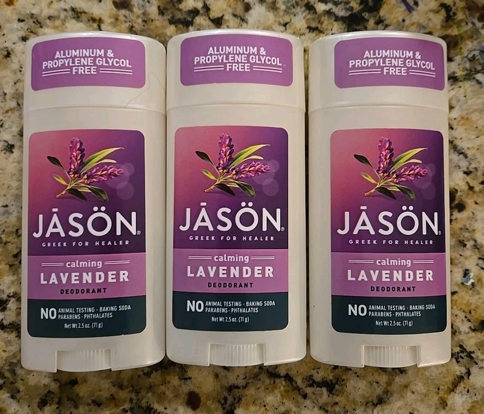 Jason успокаивающий лавандовый дезодорант без алюминия без парабенов пропилен - лот из 3 - Изображение 1 из 4