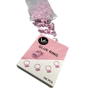 New! VIP Glue Ring and Easy Fan Cup! Two in one! 100pcs bag - Picture 1 of 5