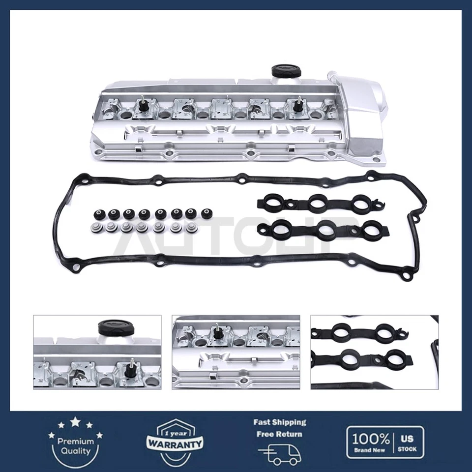 Cubierta de válvula de aluminio 11121703341 para BMW Z3 Roadster 1997-1999 2,8 L L6 Foto 1 de 4