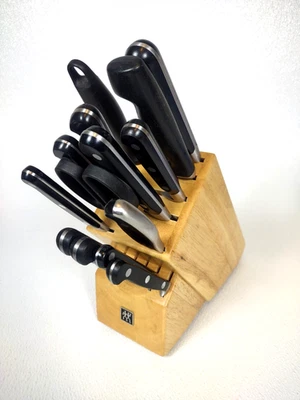 ZWILLING J.A. Henkles Professional "S" - Juego de 14 piezas con bloque de madera INCOMPLETO Foto 1 de 4