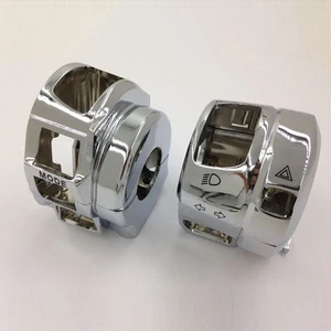 Chrome Switch Housing Cover For Suzuki Gsxr600 Gsxr750/1000 Hayabusa Gsxr1300R - Picture 1 of 5